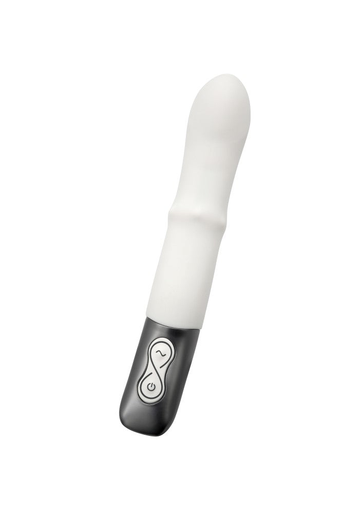 NMC - TITANZ 7" SILICONE RECHARGEABLE VIBRATOR IN IVORY WHITE_B15O25_4