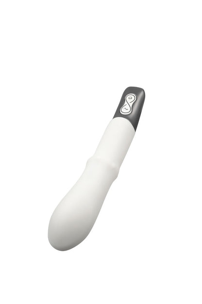 NMC - TITANZ 7" SILICONE RECHARGEABLE VIBRATOR IN IVORY WHITE_B15O25_4