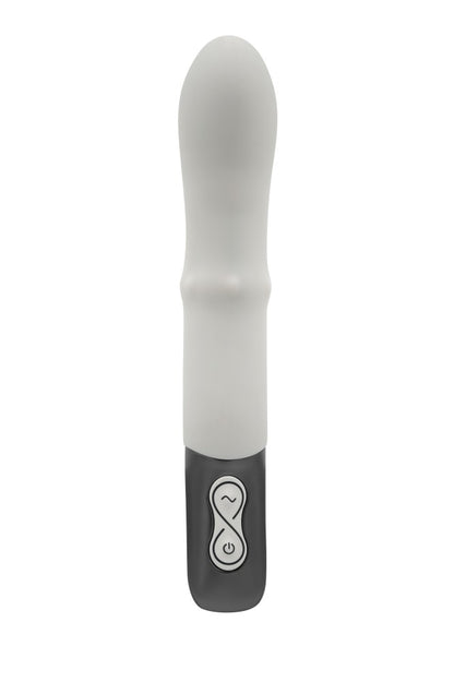 NMC - TITANZ 7" SILICONE RECHARGEABLE VIBRATOR IN IVORY WHITE_B15O25_4
