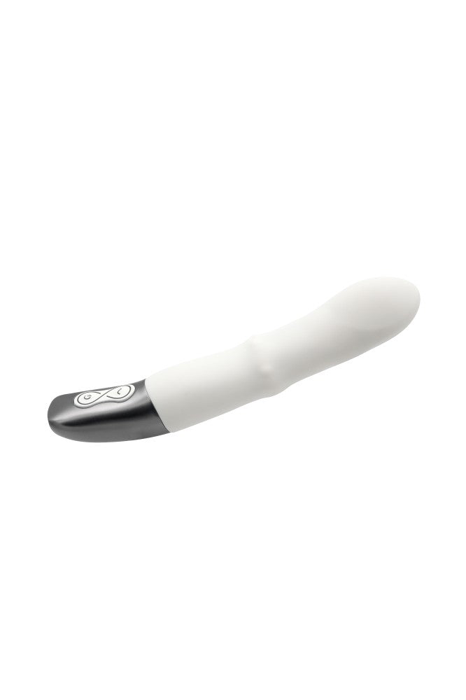 NMC - TITANZ 7" SILICONE RECHARGEABLE VIBRATOR IN IVORY WHITE_B15O25_4