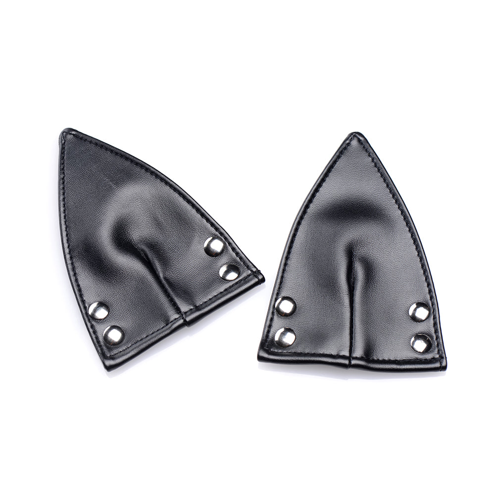 MASTER SERIES MUZZLED UNIVERSAL BDSM HOOD WITH REMOVEABLE MUZZLE