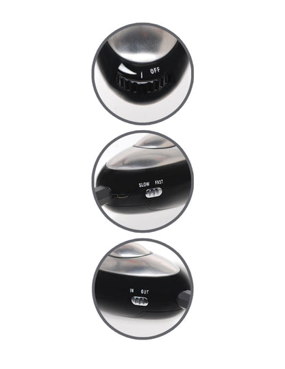 PIPEDREAM - FETISH FANTASY SERIES - SHOCK THERAPY NIPPLE CLAMPS  BLACK/SILVER
