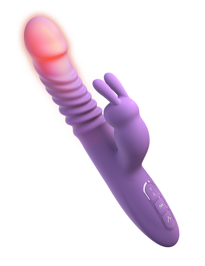 PIPEDREAM - FANTASY FOR HER - HER THRUSTING SILICONE RABBIT PURPLE