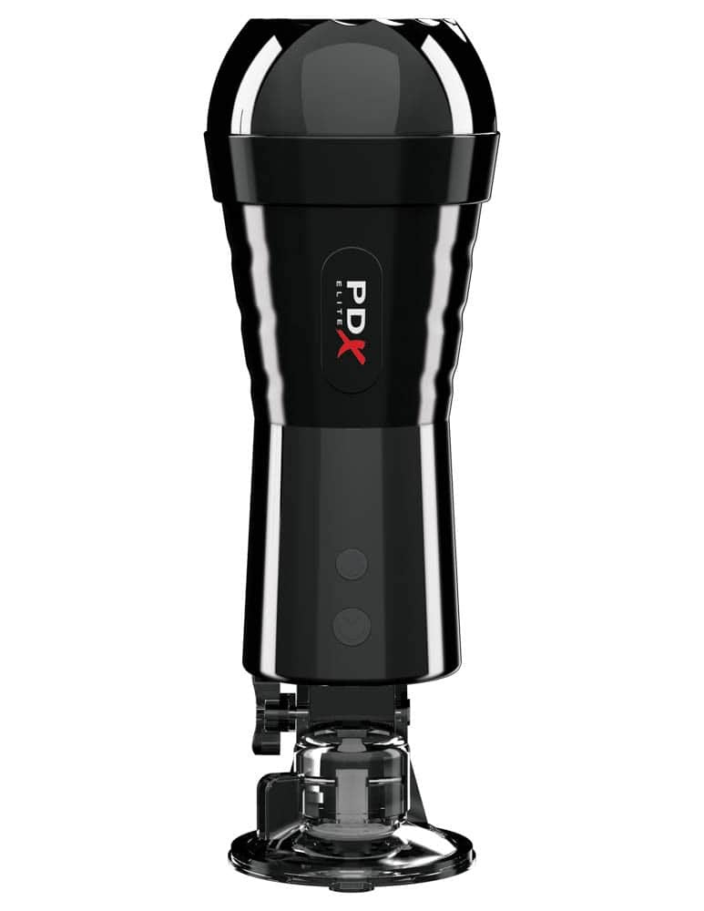 PIPEDREAM - PDX ELITE - COCK COMPRESSOR VIBRATING STROKER   LIGHT/BLACK