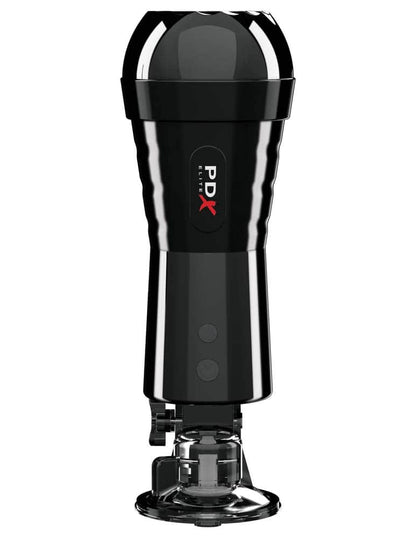 PIPEDREAM - PDX ELITE - COCK COMPRESSOR VIBRATING STROKER   LIGHT/BLACK