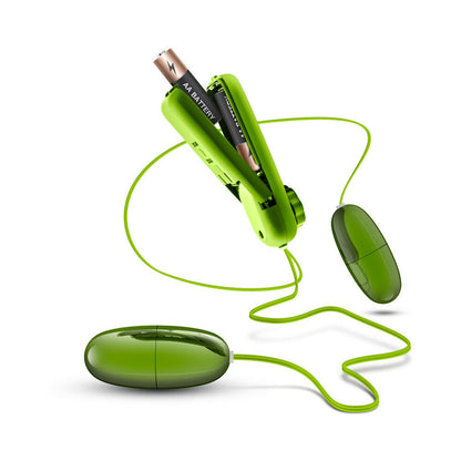 BLUSH - B YOURS DOUBLE POP EGGS REMOTE-CONTROLLED DUAL BULLET VIBRATOR LIME