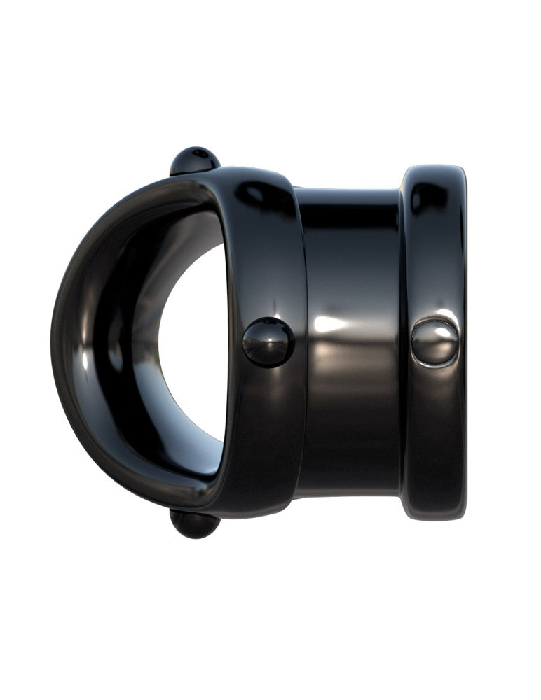 PIPEDREAM - FANTASY C-RINGZ - ROCK HARD COCK PIPE  BLACK