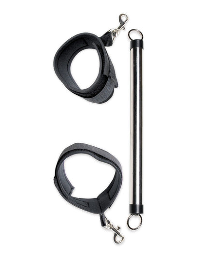 PIPEDREAM - FETISH FANTASY SERIES LIMITED EDITION - SPREADER BAR BLACK/SILVER