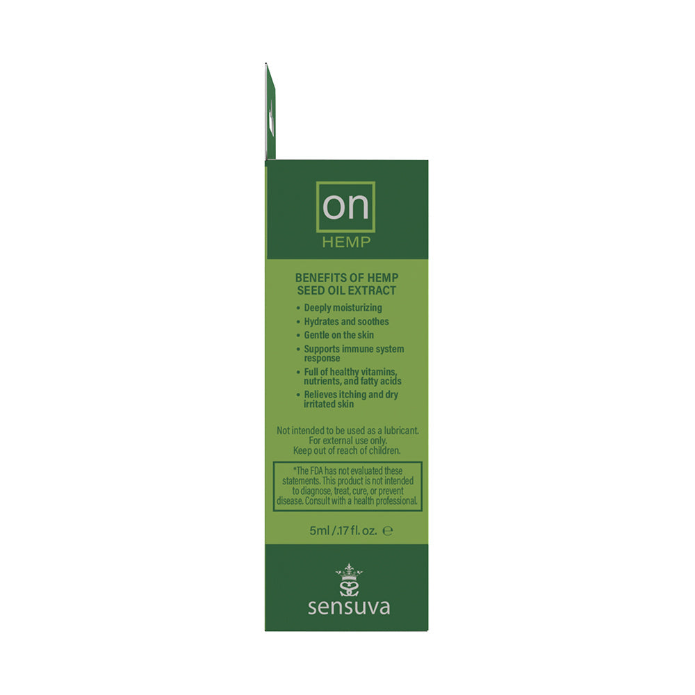 SENSUVA ON HEMP-INFUSED AROUSAL OIL 5 ML