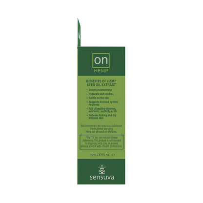 SENSUVA ON HEMP-INFUSED AROUSAL OIL 5 ML