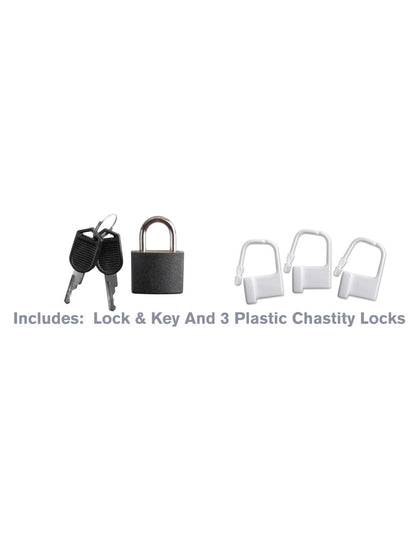 PIPEDREAM - FANTASY C-RINGZ - HARDCORE SILICONE COCK BLOCKER  BLACK