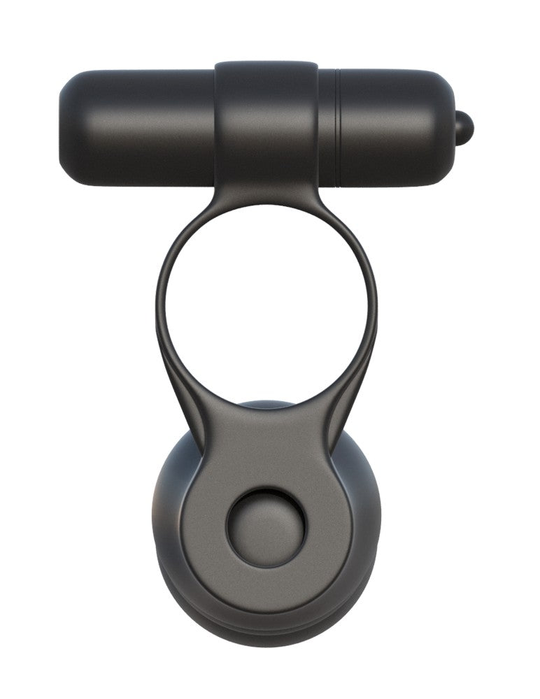 PIPEDREAM - FANTASY C-RINGZ - POSABLE PARTNER DOUBLE PENETRATOR  BLACK