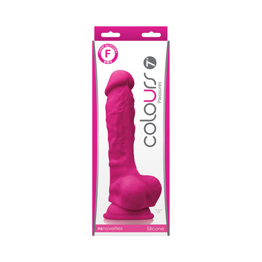 COLOURS PLEASURES 7 IN. DILDO PINK