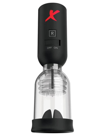 PIPEDREAM - PDX ELITE - TIP TEAZER POWER PUMP  CLEAR/BLACK