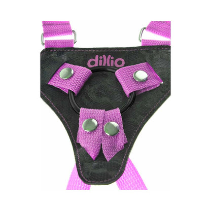 PIPEDREAM - DILLIO ARNES AJUSTABLE CON TIRANTES DE 7 PULGADAS COLOR ROSA