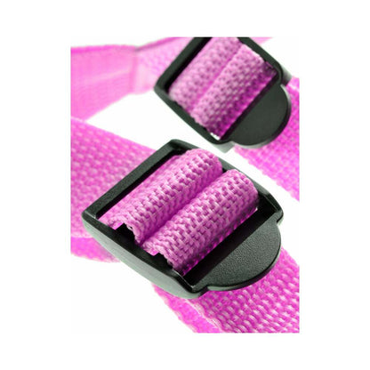 PIPEDREAM - DILLIO ARNES AJUSTABLE CON TIRANTES DE 7 PULGADAS COLOR ROSA