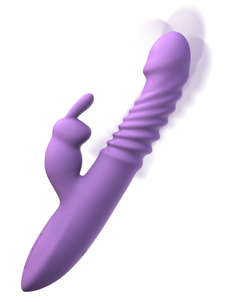 PIPEDREAM - FANTASY FOR HER - HER THRUSTING SILICONE RABBIT PURPLE