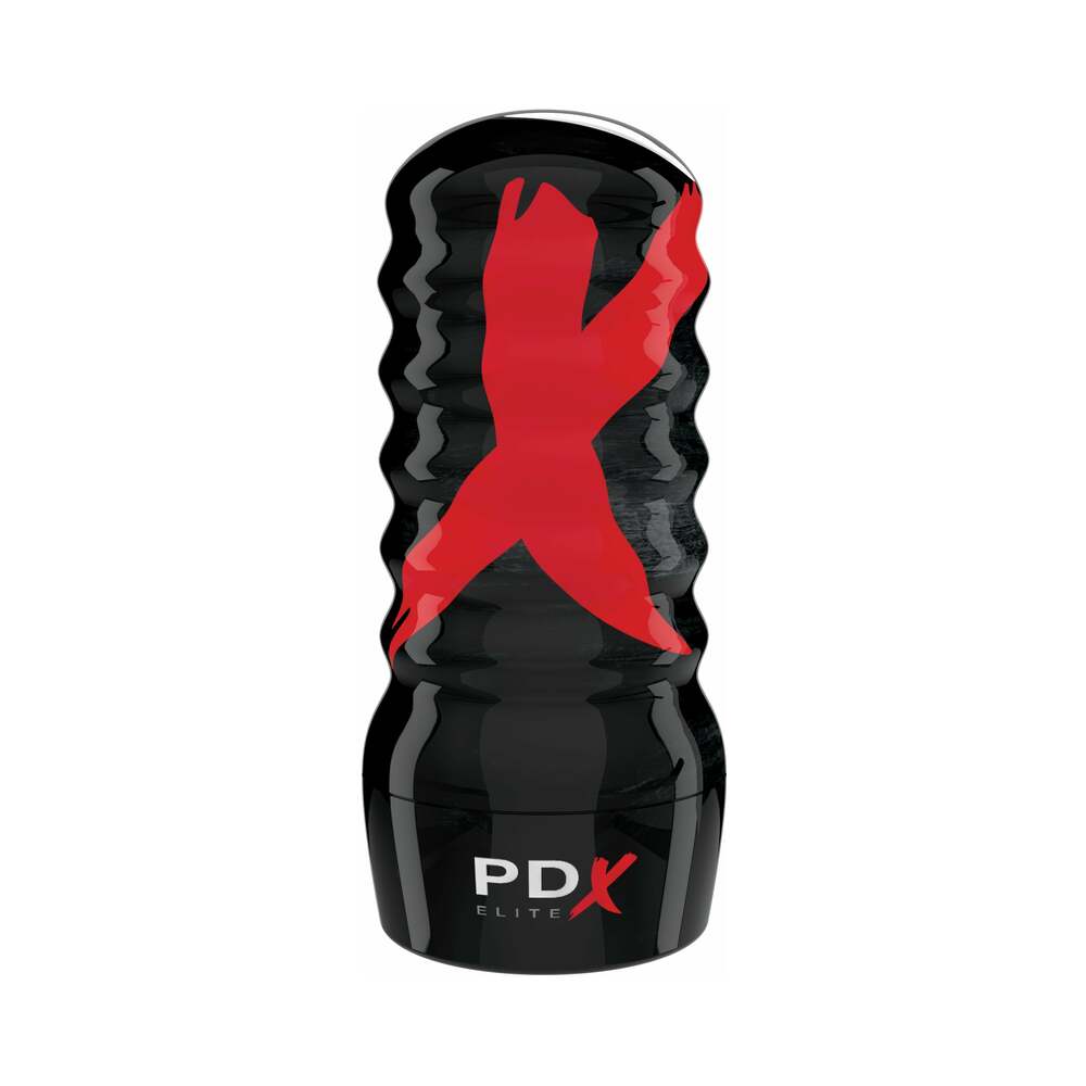 PDX BRANDS - PDX ELITE AIR TIGHT PUSSY STROKER BEIGE/BLACK