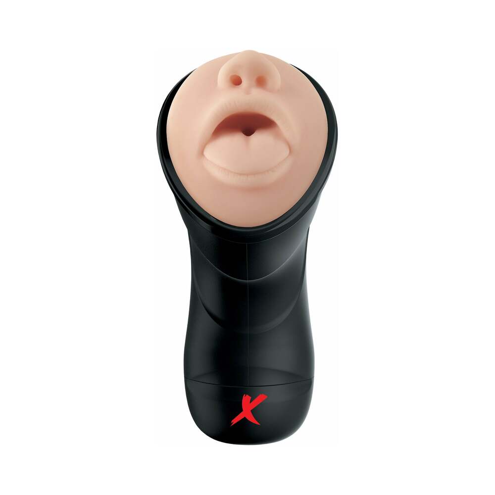 PDX ELITE - DEEP THROAT VIBRATING STROKER