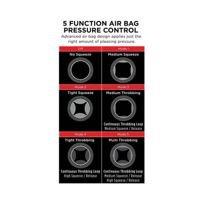 PDX ELITE COCK COMPRESSOR RECHARGEABLE VIBRATING STROKER WITH HANDS-FREE SUCTION CUP BEIGE/BLACK