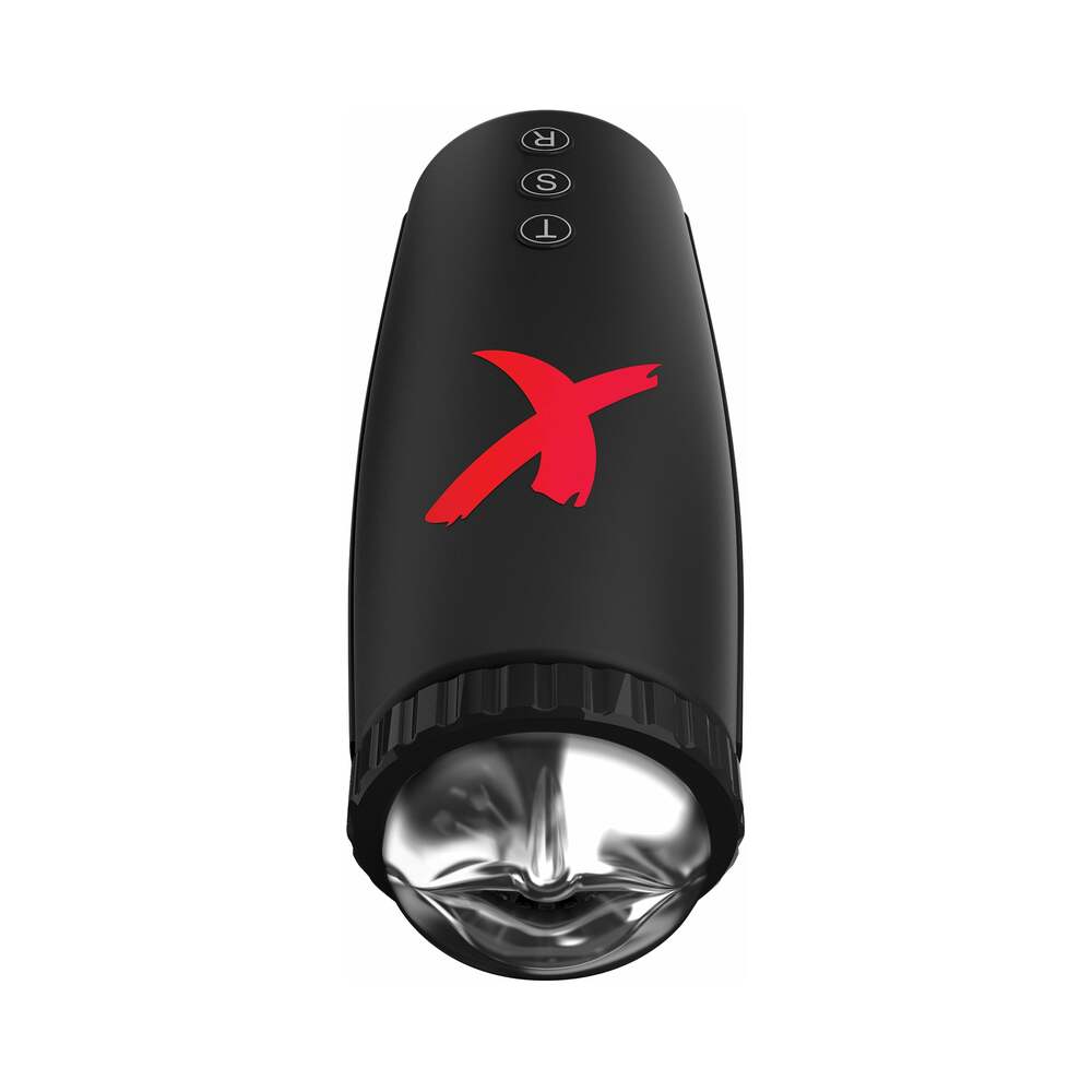 PDX BRANDS - PDX ELITE MOTO-BATOR THRUSTING SUCTION MASTURBATOR CLEAR/BLACK