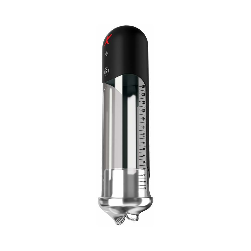 PDX BRANDS - PDX ELITE BLOWJOB POWER PUMP AUTOMATED SUCTION CLEAR/BLACK