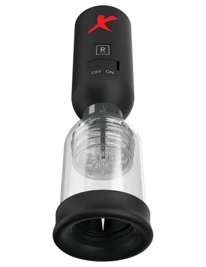 PIPEDREAM - PDX ELITE - TIP TEAZER POWER PUMP  CLEAR/BLACK