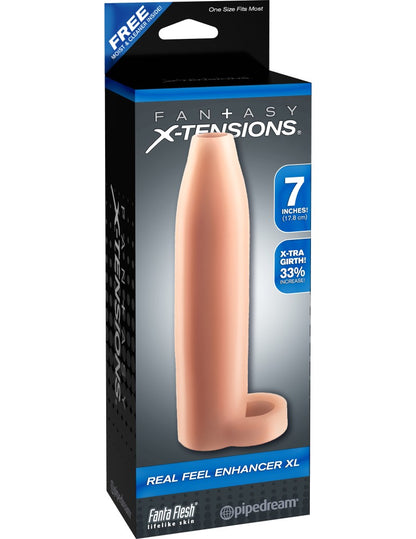 PIPEDREAM - FANTASY X-TENSIONS - REAL FEEL ENHANCER XL  LIGHT