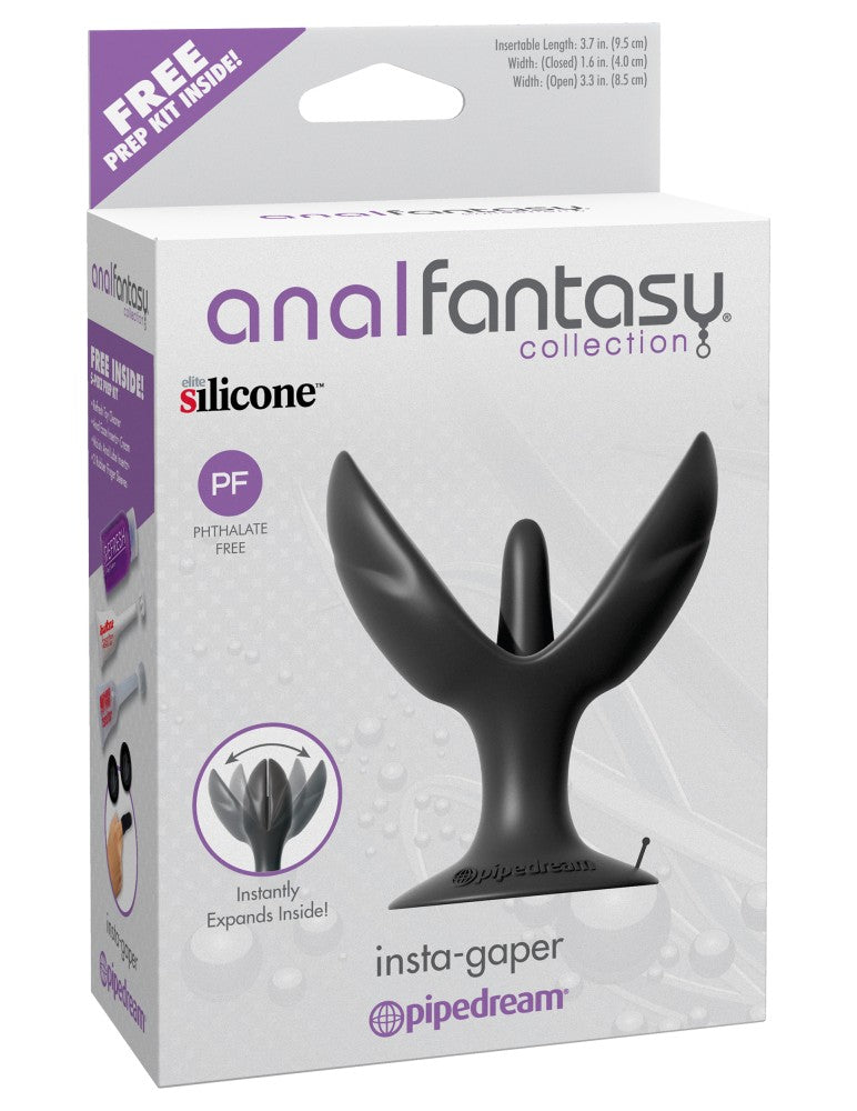 PIPEDREAM - ANAL FANTASY COLLECTION - INSTA-GAPER  BLACK