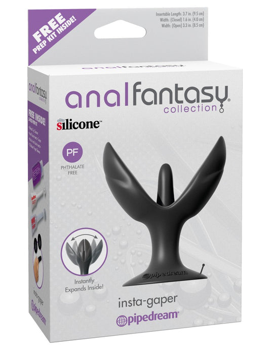 PIPEDREAM - ANAL FANTASY COLLECTION - INSTA-GAPER  BLACK