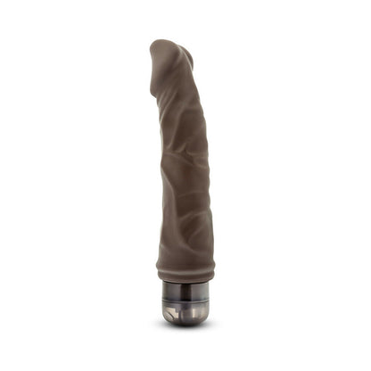 DR. SKIN VIBE 6 REALISTIC 8.75 IN. VIBRATING DILDO BROWN