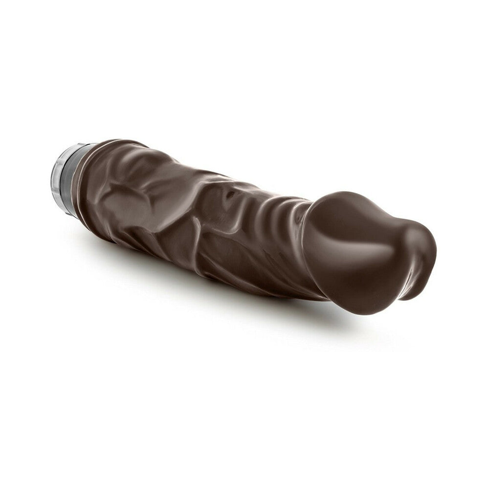 DR. SKIN VIBE 6 REALISTIC 8.75 IN. VIBRATING DILDO BROWN
