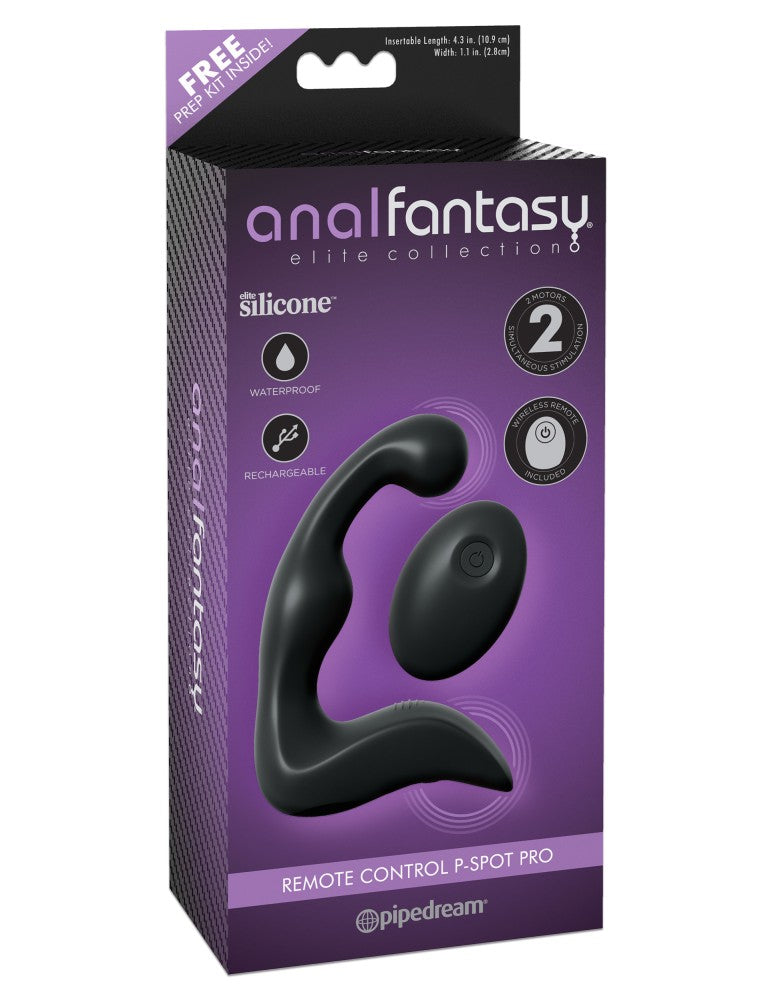 PIPEDREAM - ANAL FANTASY ELITE - REMOTE CONTROL P-SPOT PRO  BLACK