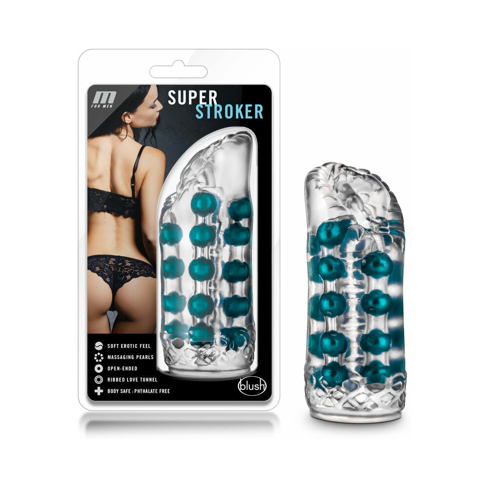 COLORETE - M FOR MEN SUPER STROKER VAGINA TRANSPARENTE