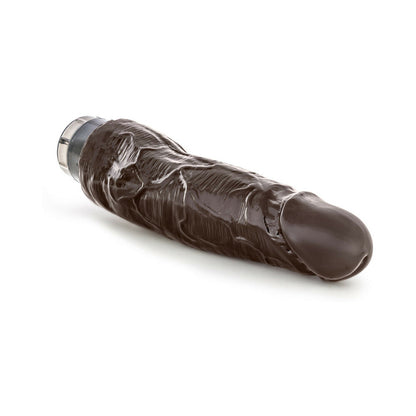 DR. SKIN VIBE 14 REALISTIC 8 IN. VIBRATING DILDO BROWN