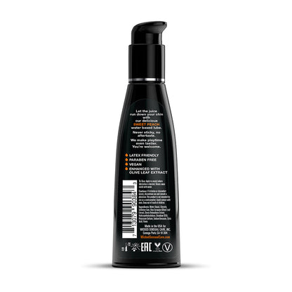 WICKED - AQUA SWEET PEACH WATER-BASED LUBRICANT 4 OZ.