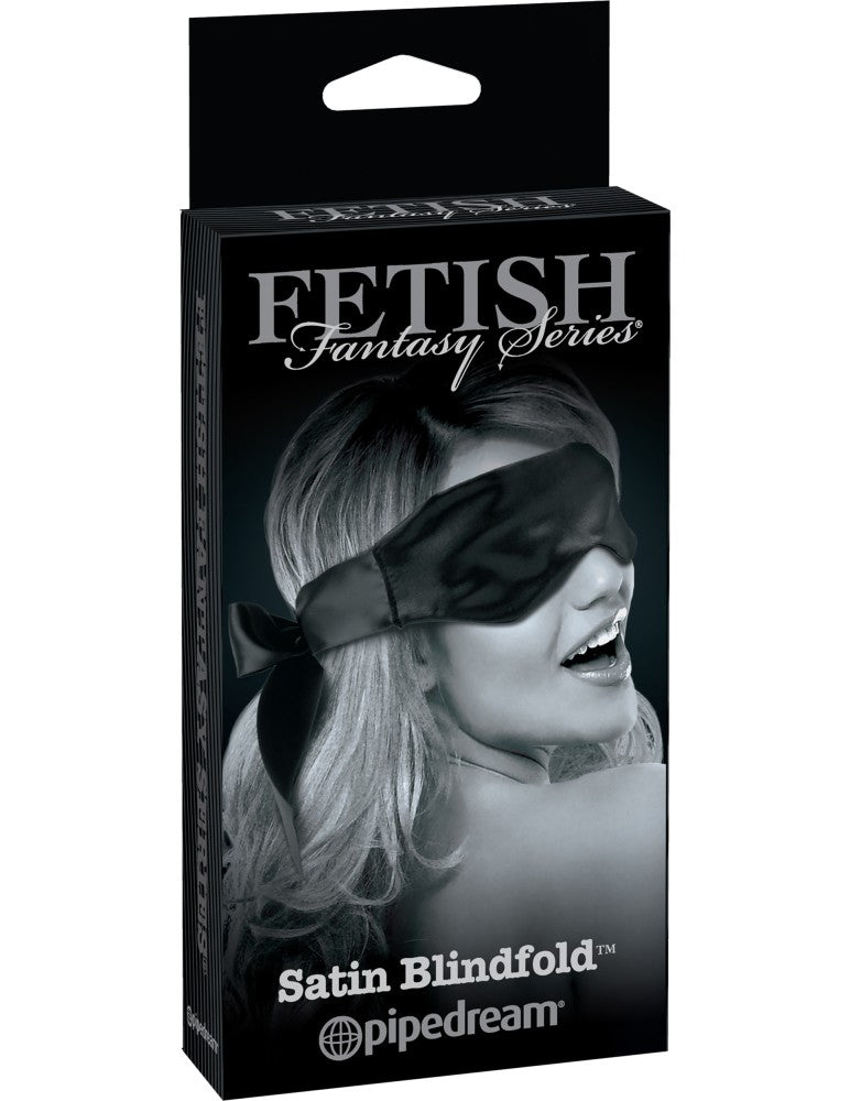 PIPEDREAM - FETISH FANTASY SERIES LIMITED EDITION - SATIN BLINDFOLD  BLACK