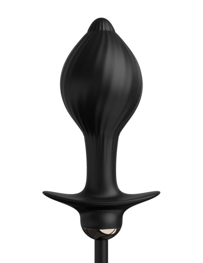 PIPEDREAM - ANAL FANTASY ELITE - AUTO-THROB INFLATABLE VIBRATING PLUG BLACK