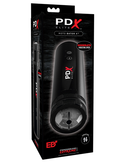 PIPEDREAM - PDX ELITE - MOTO BATOR X BLACK