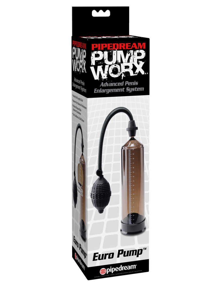 PIPEDREAM - PUMP WORX - EURO PUMP  SMOKE/ BLACK