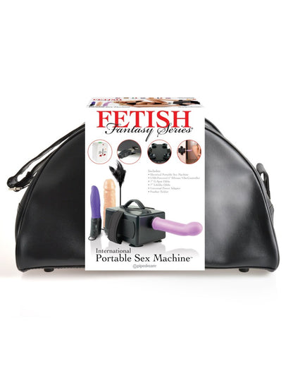 PIPEDREAM - FETISH FANTASY SERIES - PORTABLE SEX MACHINE BLACK/LIGHT/PURPLE