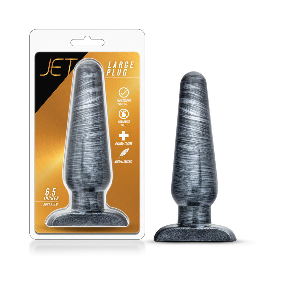 JET LARGE PLUG CARBON METALLIC BLACK