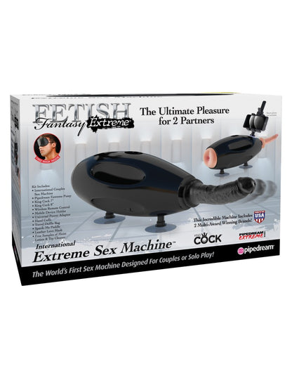 PIPEDREAM - FETISH FANTASY EXTREME - INTERNATIONAL EXTREME SEX MACHINE BLACK/LIGHT
