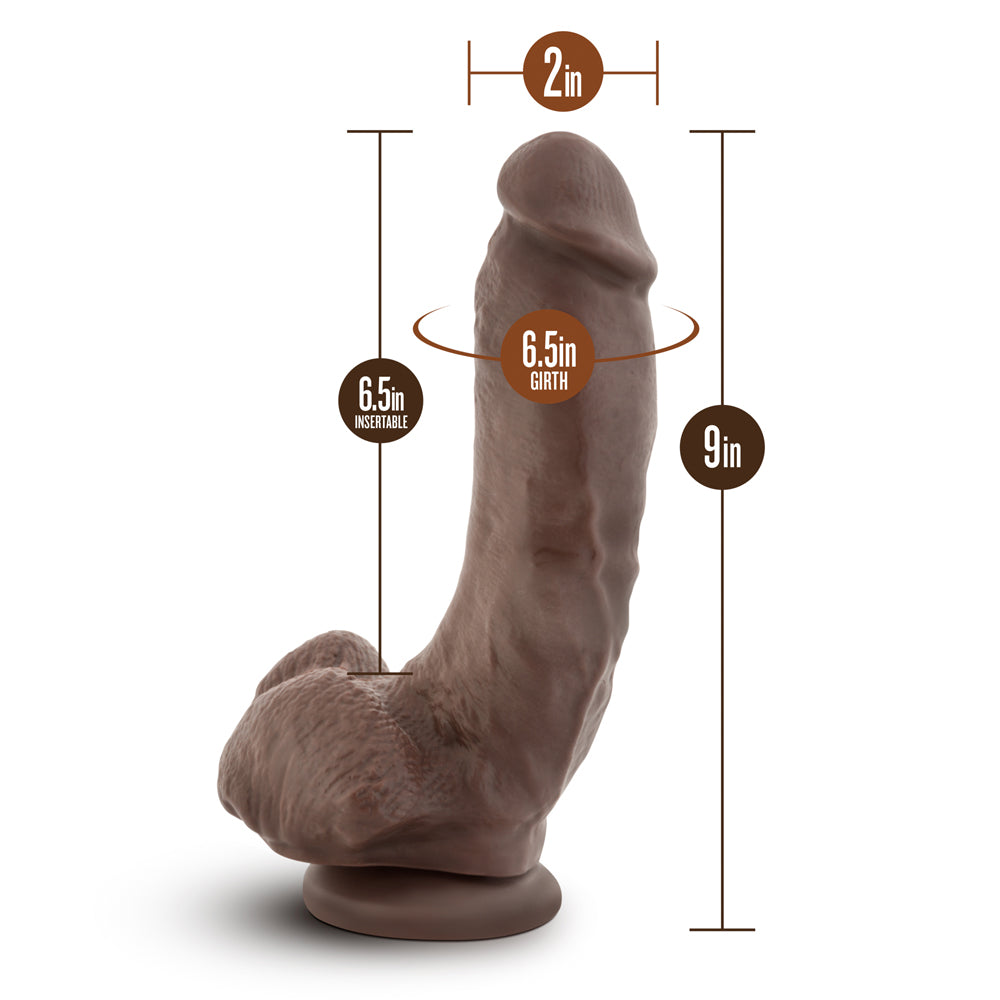 BLUSH - DR. SKIN MR. MAYOR REALISTIC 9 IN. DILDO WITH BALLS