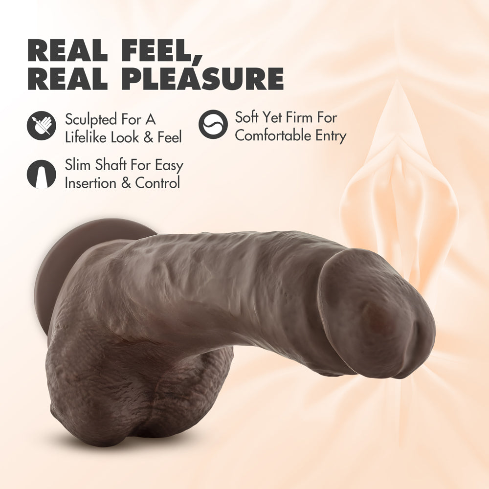 BLUSH - DR. SKIN MR. MAYOR REALISTIC 9 IN. DILDO WITH BALLS