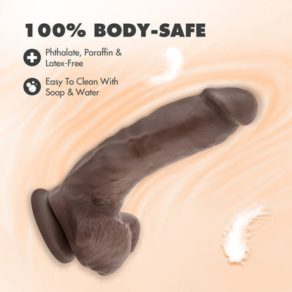 BLUSH - DR. SKIN MR. MAYOR REALISTIC 9 IN. DILDO WITH BALLS