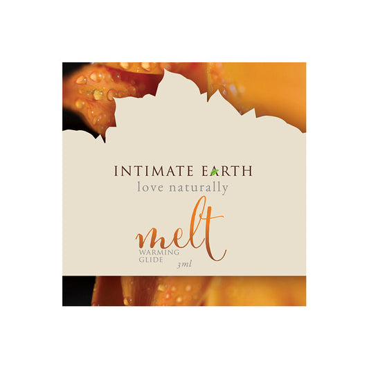 INTIMATE EARTH - MELT LUBRICANTE EFECTO CALOR 3 ML/0.10 OZ ENVASE INDIVIDUAL