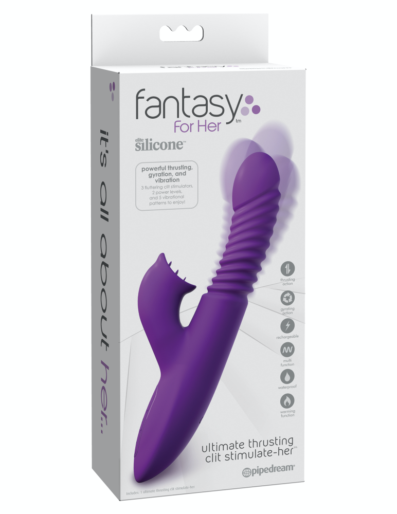 PIPEDREAM - FANTASY FOR HER - ULTIMATE THRUSTING CLIT STIMULATE-HER  PURPLE