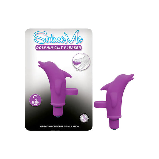NASSTOYS - SEDUCE ME DOLPHIN CLIT PLEASER 3 SPEED WATERPROOF PURPLE