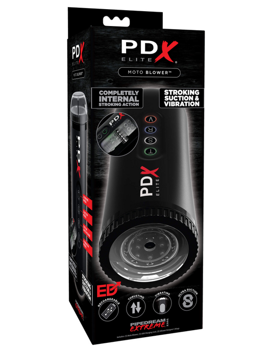 PIPEDREAM - PDX ELITE - MOTO BLOWER BLACK